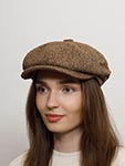 Кепка BAILEY арт. 25604 CASSELL (коричневый / бежевый)